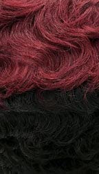 Nuna Synthetic Hair Wig - Natural Dark Extra with Burgundy Highlights | Stylish & Versatile
