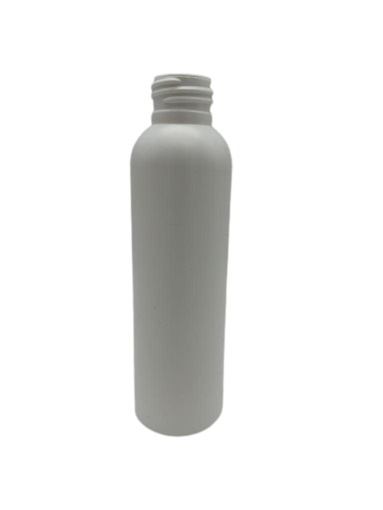 Natural Farms 4 oz White Cosmo Plastic Bottles - 12 Pack Empty Bottle Refillable - BPA Free - Essential Oils - Aromatherapy | White Ribbed Fine Mist Pump Spray Caps- Made in the USA