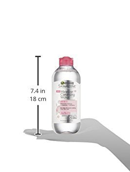 Garnier SkinActive Micellar Cleansing Water - Gentle Makeup Remover for All Skin Types | 13.5 Fl Oz (Pack of 3)