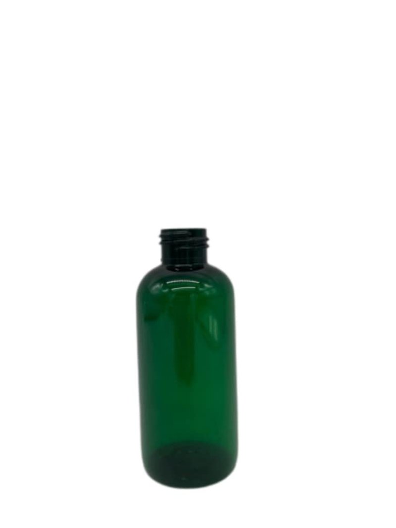 Natural Farms 4 oz Plastic Green Boston BPA FREE Bottles - 12 Pack Empty Refillable Containers - Essential Oils - Aromatherapy - Black Fine Mist Sprayers