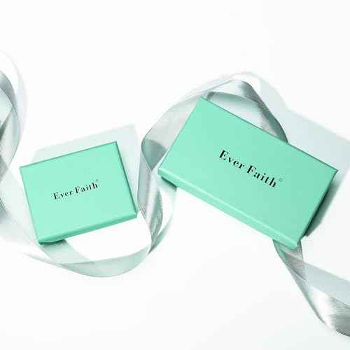 EVER FAITH Women's Austrian Crystal Wedding Teardrop Hair Tiara Headband Clear Silver-Tone