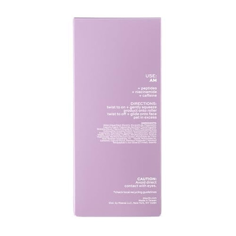 Hydrating Glow Roller Face Serum - Niacinamide & Peptides for Dewy Skin | Preps Skin for Makeup