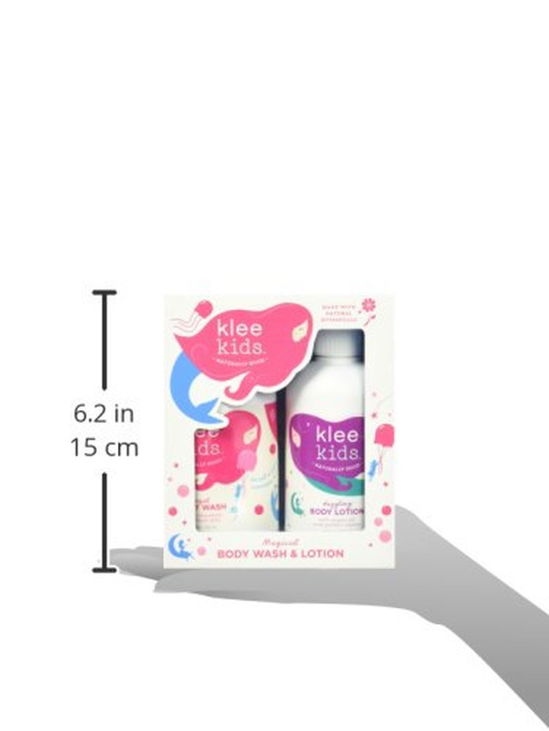 Klee Kids Regal Body Wash & Dazzling Lotion Duo Set - Gentle Formula for Soft Skin