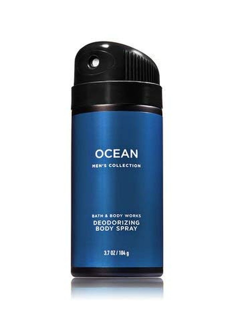 Men's Deodorizing Body Spray - Ocean Scent | 3.7 Ounce Refreshing Fragrance