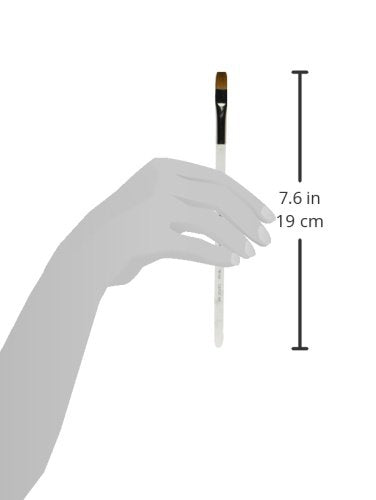 da Vinci Size 6 Acrylic Nail Brush - Round Russian Red Sable with Blue Handle