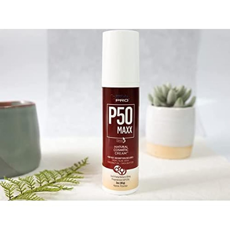 BIOLABS PRO All Natural P50 Maxx Cream 50mg Progesterone per Dose (Unscented-3oz)