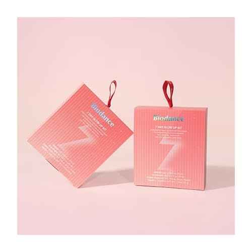 BIODANCE 7 Day Glow Up Kit: Holiday Collagen Gift Set for Glass-Skin, Christmas Gift, Stocking Stuffers for teen girls, Korean Skincare with Mask to Foam Cleanser, Toner Pads, Moisturizer, Gel Masks