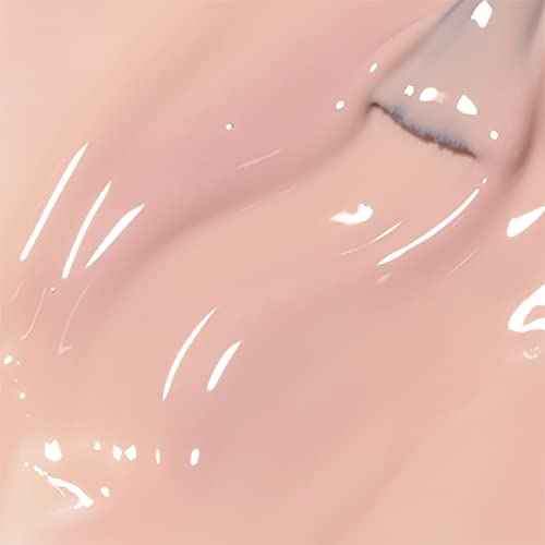 RARJSM Milky Rose Gel Nail Polish LED UV Gel Soak Off Clear Nude Pink French Manicure Light Pink Jelly Nail GelPolish Varnish Curing Requires 1pcs 15ml for Home Salon Nail Art DIY