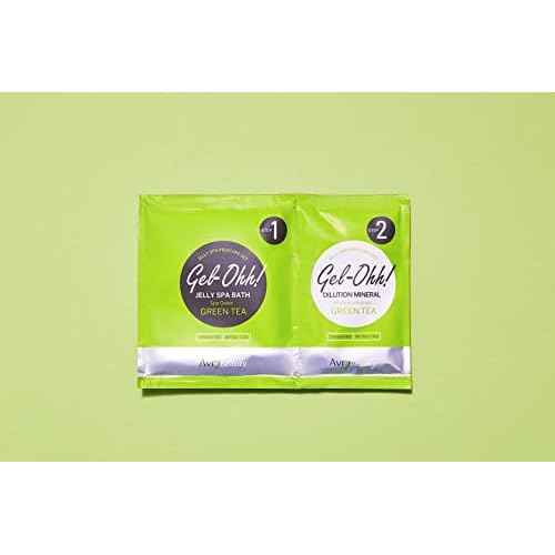 AVRYBEAUTY Gel-Ohh Jelly Spa Bath 3 pack, Green Tea Infused, Green Tea Scented, Pedicure, Salon Services, Jelly Pedicure, Pedi, Heat & Aroma Therapy