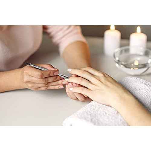 Utopia Care Cuticle Pusher Tool & Spoon Nail Cleaner, Professional Stainless Steel Cuticle Remover & Cutter, Durable Manicure & Pedicure Tool for Finger & Toenails, Silver