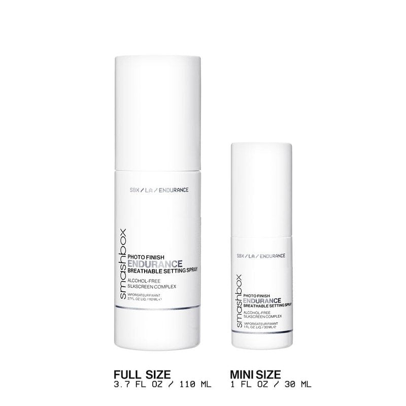 Smashbox Photo Finish Endurance Breathable Setting Spray | Lightweight, Long-Lasting, Hydrating Setting Spray | Locks in Makeup + Breathable Barrier That Strengthens Skin, 3.72 Fl Oz