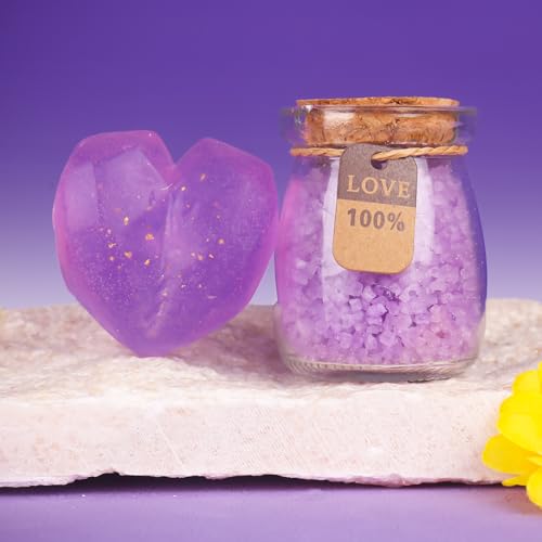 Birthday Gifts for Women, Bath Relaxing Spa Gift Basket Set, Unique Gifts for Her, Friends, Mom, Sister, Coworker, Wife, Girlfriend, Purple Gifts for Women, Mothers Day, Christmas