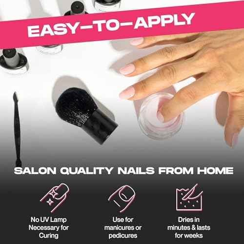 Nailboo Dip Powder for Nails ? Clear Nail Dipping Powder, Custom Made with Highly Pigmented Ultra-Fine Formula, No UV Light Needed, DIY Nails at Home for Beginners or Pros, 0.5 oz