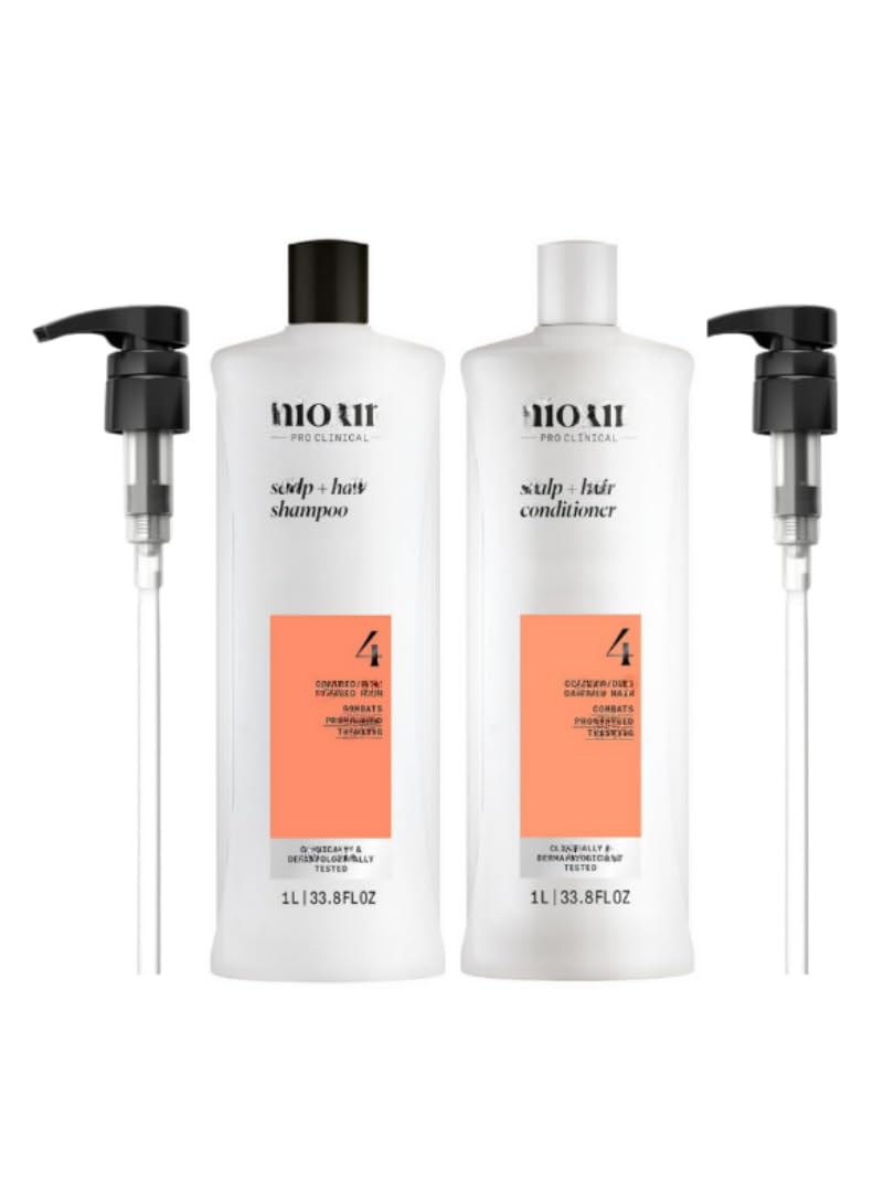 System 4 Cleanser Shampoo And Scalp Therapy Conditioner 33.8 Ounces (Pumps Included)