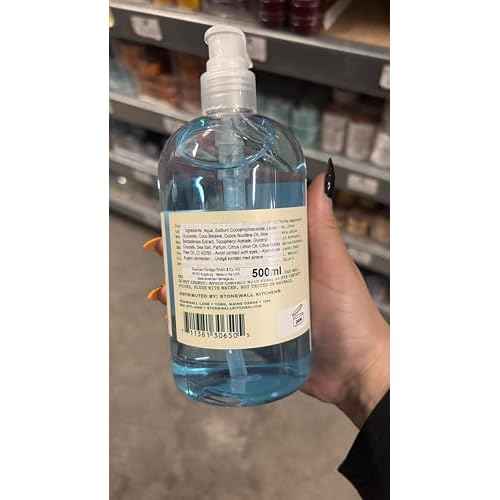 Stonewall Kitchen Coastal Breeze Hand Soap, Enriched with Vitamins, Beautiful Container with Pump, 16.9 Ounces