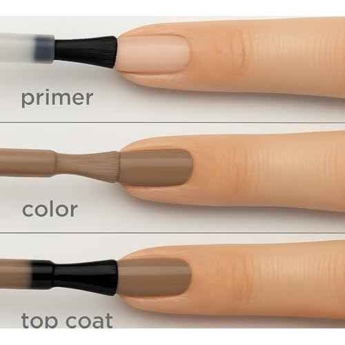 Sally Hansen Miracle Gel Salon Quality Nail Polish | Gel-Like Formula, Two-Step System, No UV Light Needed, Long Lasting | Semi-opaque | 248 Once Chiffon A Time | Light Neutral Pink Nail Polish