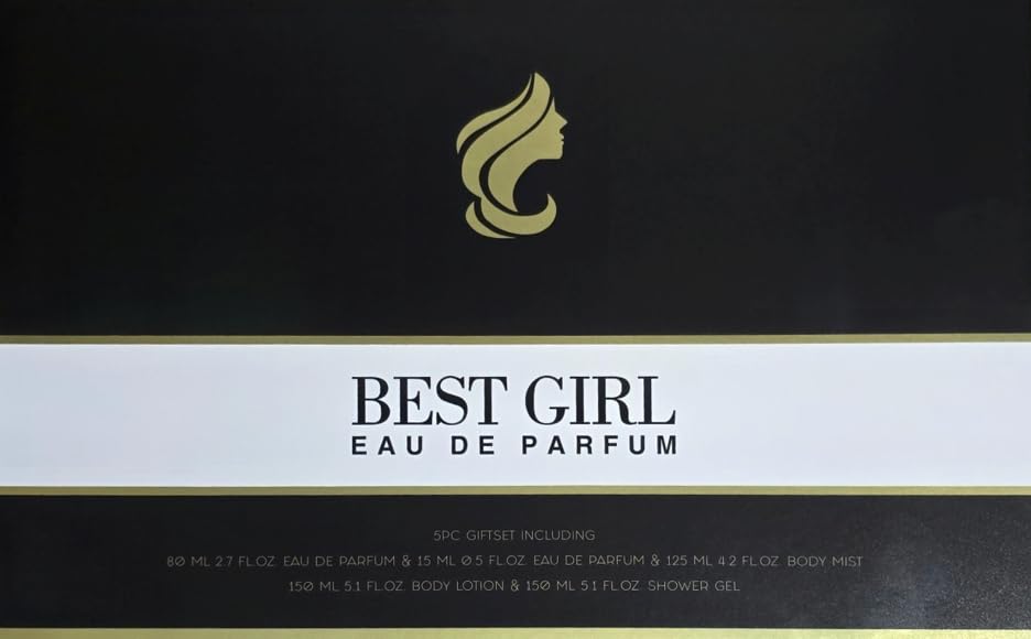 Perfume Gift Set for Women - 5-Piece Eau de Parfum Collection with Luxurious High Heel Bottle, Body Lotion, Mist & Shower Gel | 2.7 fl oz