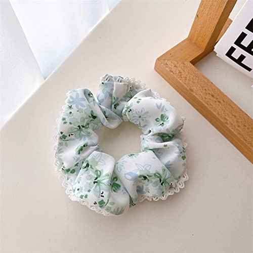 Lace Floral Hair Accessories - Cute Scrunchies, Hair Ties, Headbands, and Ponytail Holders for Women and Girls (Lace Floral - A)