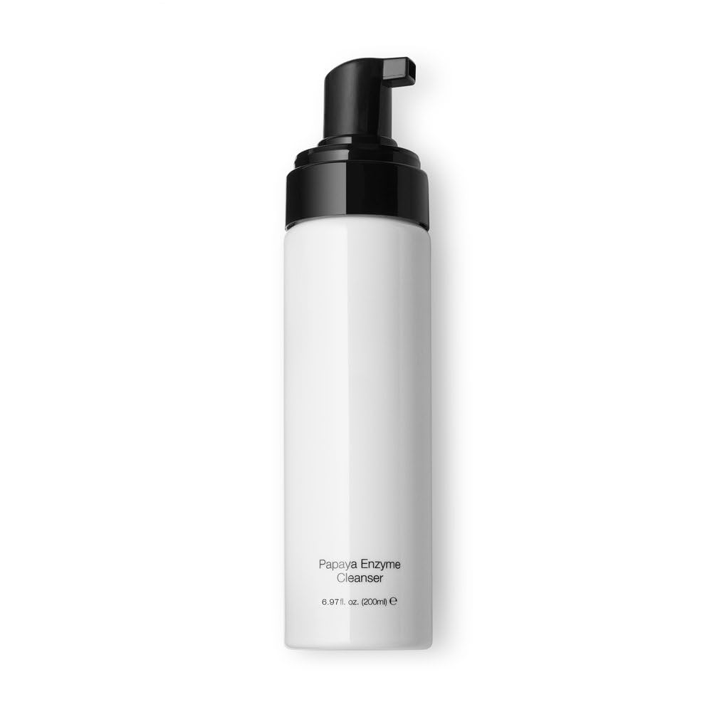 Probeautyco Lisher Papaya Enzyme Cleanser - Exfoliating Gentle Foaming Face Wash w/Natural Enzymes - 7.4 oz.
