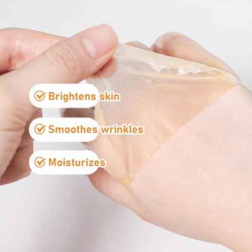 Honey Milk Wax Hand Mask Moisturizing Hydrating Nourishing Exfoliating Hand Film Hands Care 4.3 Oz