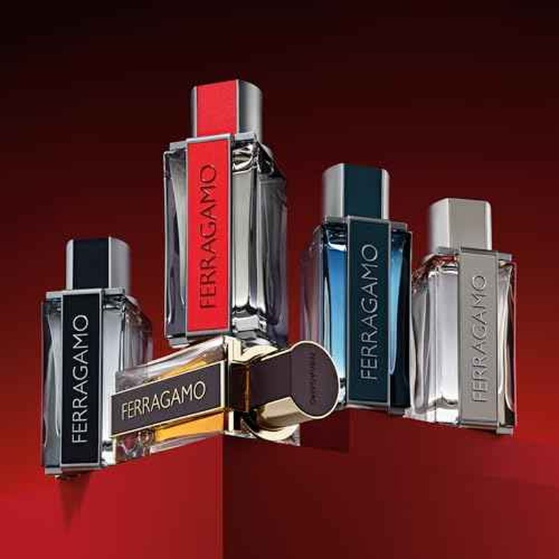 FERRAGAMO Intense Leather Eau de Parfum Pour Homme, Cologne Spray for Men