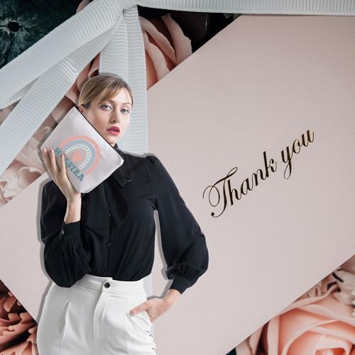 FOTAP Maestra De Espanol Gift Maestra Spanish Teacher Makeup Bag Spanish Bilingual Maestra Teacher Gift Teacher Appreciation Gift Retirement Gift (Maestra)