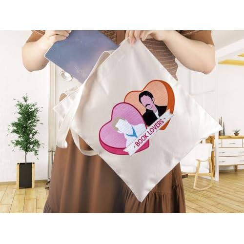 WCGXKO Novelty Movie Themed Charlie Swan Carlisle Cullen Book Lover Tote Bag