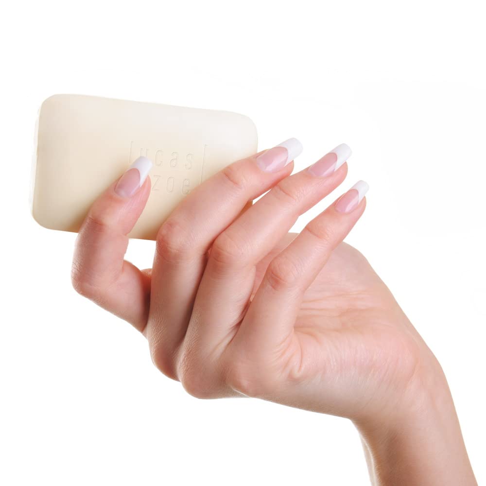 lucas + zoe Fresh Essence Antiseptic Bar Soap - Natural, Moisturizing, Sea Salt Soap Bar - 6 Pack, 4 oz