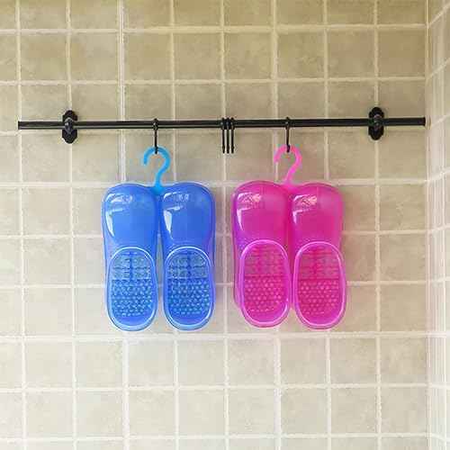 Movable Foot Soaker, Portable Feet Soaking Tub Massage Foot Bath Shoes, Bath Massager Basin Pedicure Feet Spa Shoes for Thermal Massage to Promote Blood Circulation (Medium, Blue)