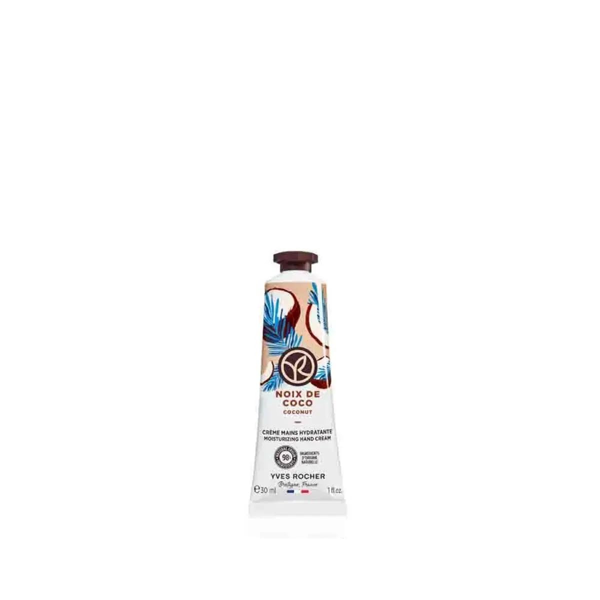 Yves Rocher Raspberry Peppermint Hand Cream - 30ml Moisturizer for Soft Skin