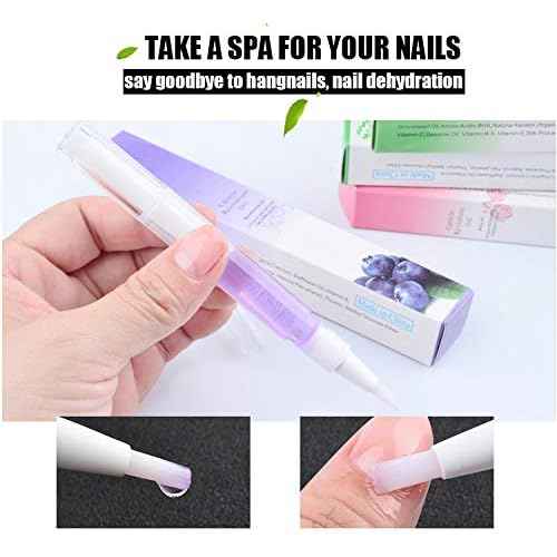 15Pcs Cuticle Oil Pen for Nail Care Products Kit Hangnail Treatment for Damaged Nails Repair Serum Strengthener Cream Moisturizer Growth Nourish Vitamin E Oil for Nail Hardener Lavender Essential Bulk