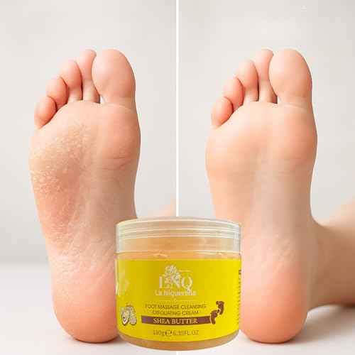 Exfoliante de pies La Niquere?a - Foot Exfoliating Gel for Dry and Cracked Heels ? Deep Moisturizing Dead Skin Remover ? Softens and Smooths Feet