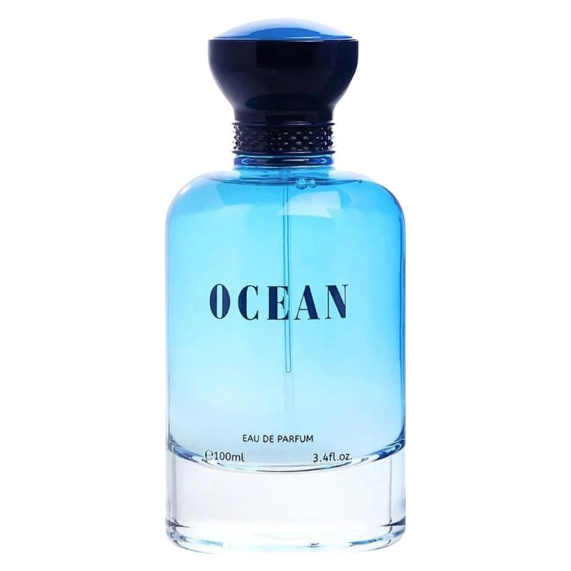 Bharara Beauty Ocean Eau de Parfum 3.4 Fl Oz / 100 ml | Fresh Aquatic Perfume for Women | Long Lasting Marine Citrus Scent | Clean Everyday Fragrance | Gift for Her