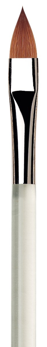 da Vinci Size 6 Acrylic Nail Brush - Round Russian Red Sable with Blue Handle