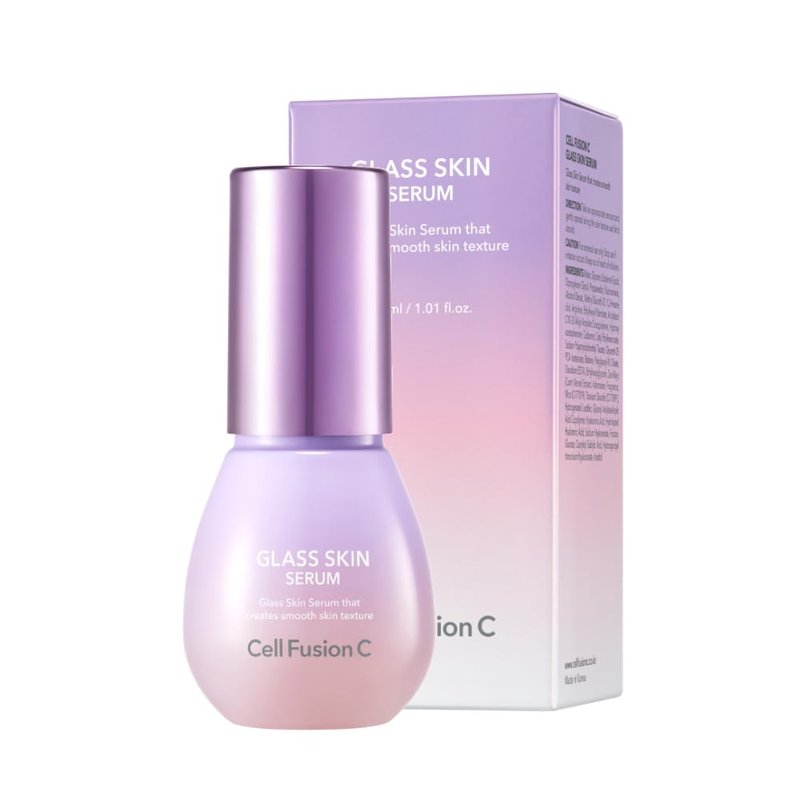 Cell Fusion C Glass Skin Serum, Face Serum for Glass Skin Makeup, Hydrate + Prime + Glow, 30ml / 1.01 fl.oz.