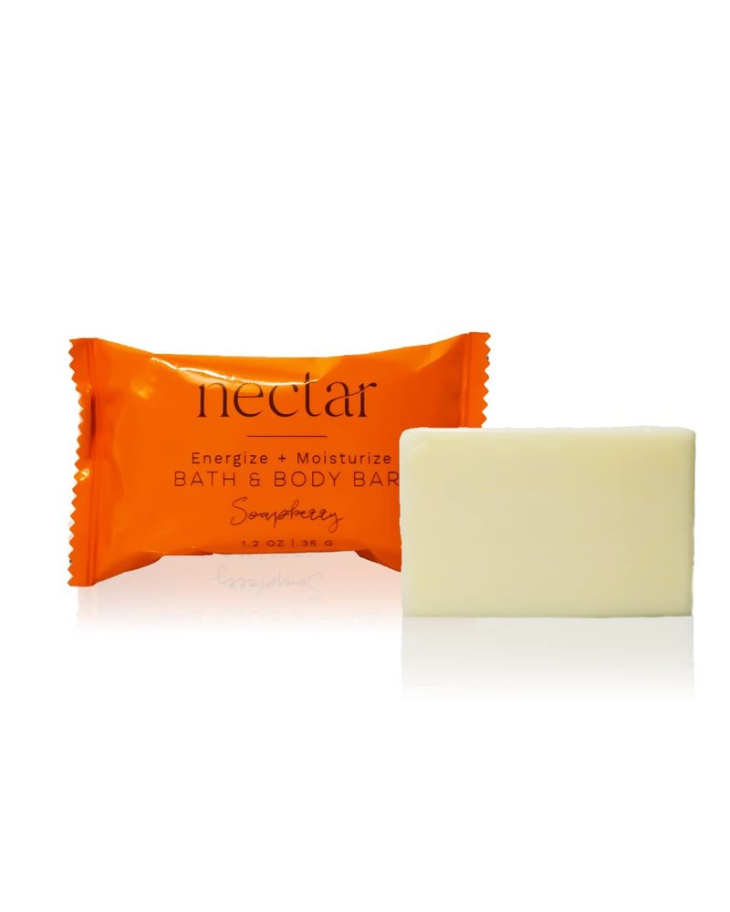 Nectar Bulk Bath & Body Bar - Sweet Orange Blossom | 50 Count, Mini Travel Size Toiletries - Eco-Friendly & Recyclable