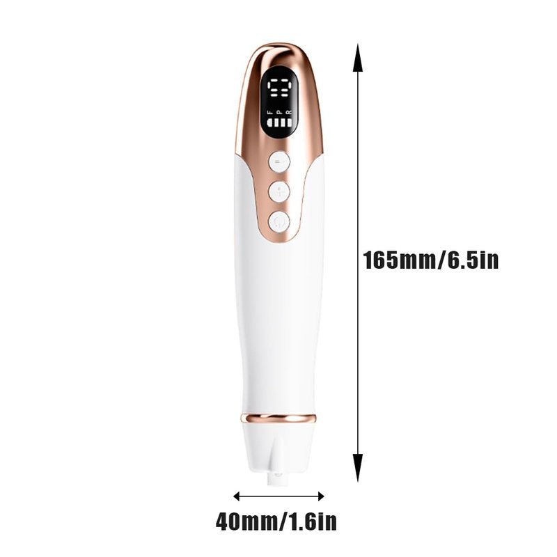 Joyzan Professional Manicure Pedicure Kit, Cordless Electric Nail Drill File Set LED Light Portable Thick Toenails Grinder Machine Toe Hand Foot Care Tool 35K RPM 10 Speeds Salon Cuticles Callus