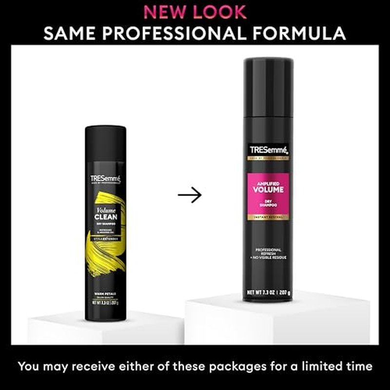 TRESemm? Dry Shampoo Spray, Volume Clean 6-Pack ? Paraben-Free & Sulfate-Free Shampoo for Volumizing Fine Hair, Scented, 7.3 Oz Ea