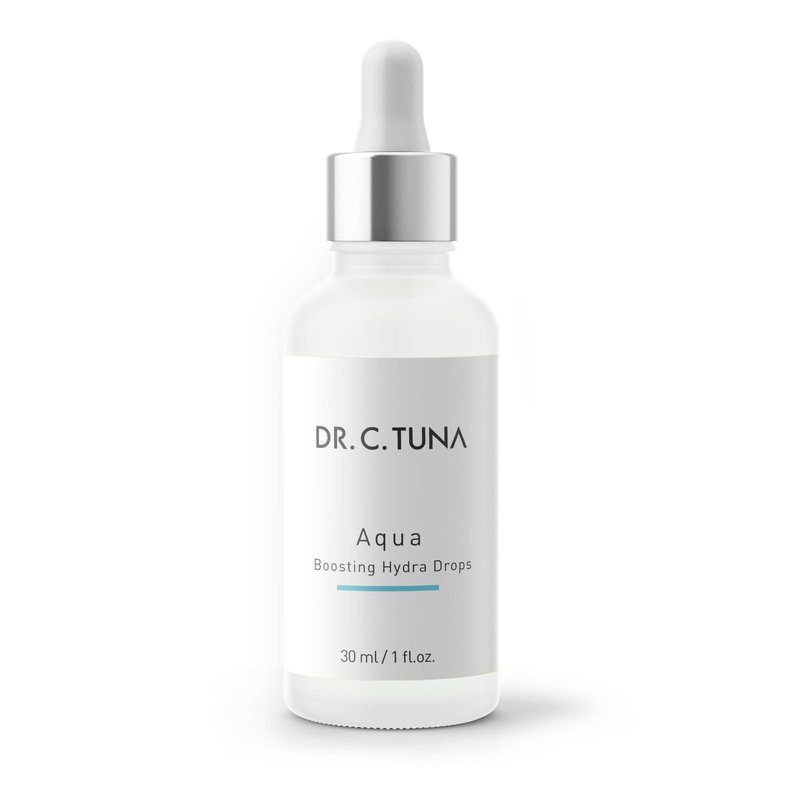 FARMASI Dr. C. Tuna Aqua Boosting Hydra Drops, Hydrating & Brightening Face Serum with Sea Water Complex, Reduce Fine Lines & Wrinkles, Dermatologically Tested,1 fl. oz / 30 ml