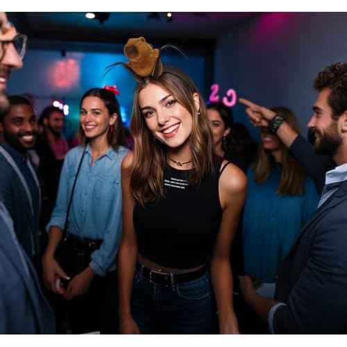 UQJE Capybara Headband Funny Stuffed Capybara Hairband Cute Plush Hairpin Headwear Accessories