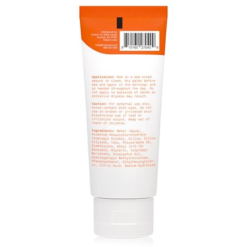 Carpe Sweat Absorbing Hand Lotion (Pack of 3), A dermatologist-recommended smooth lotion that helps stop hand sweat, great for hyperhidrosis or excessive sweat (Original Eucalyptus)