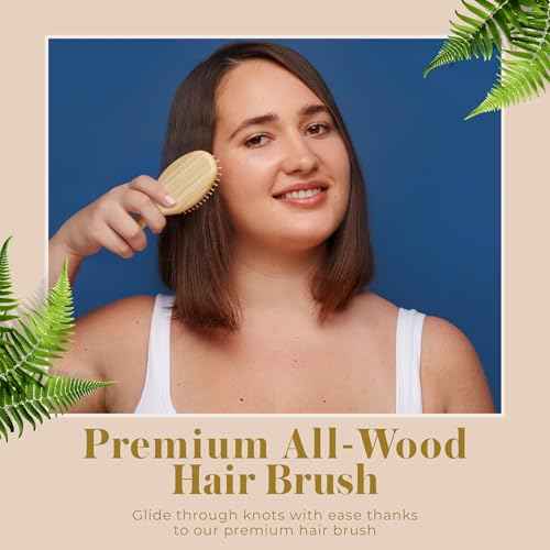 Bella Ciao 6-Piece Body and Skincare Set, Women¡¯s Beauty Travel Basket, Spa Gift Set, Bath Accessories, Includes Face Massage Roller, Hair Brush, Exfoliation Tools, and Decorative Wooden Tray