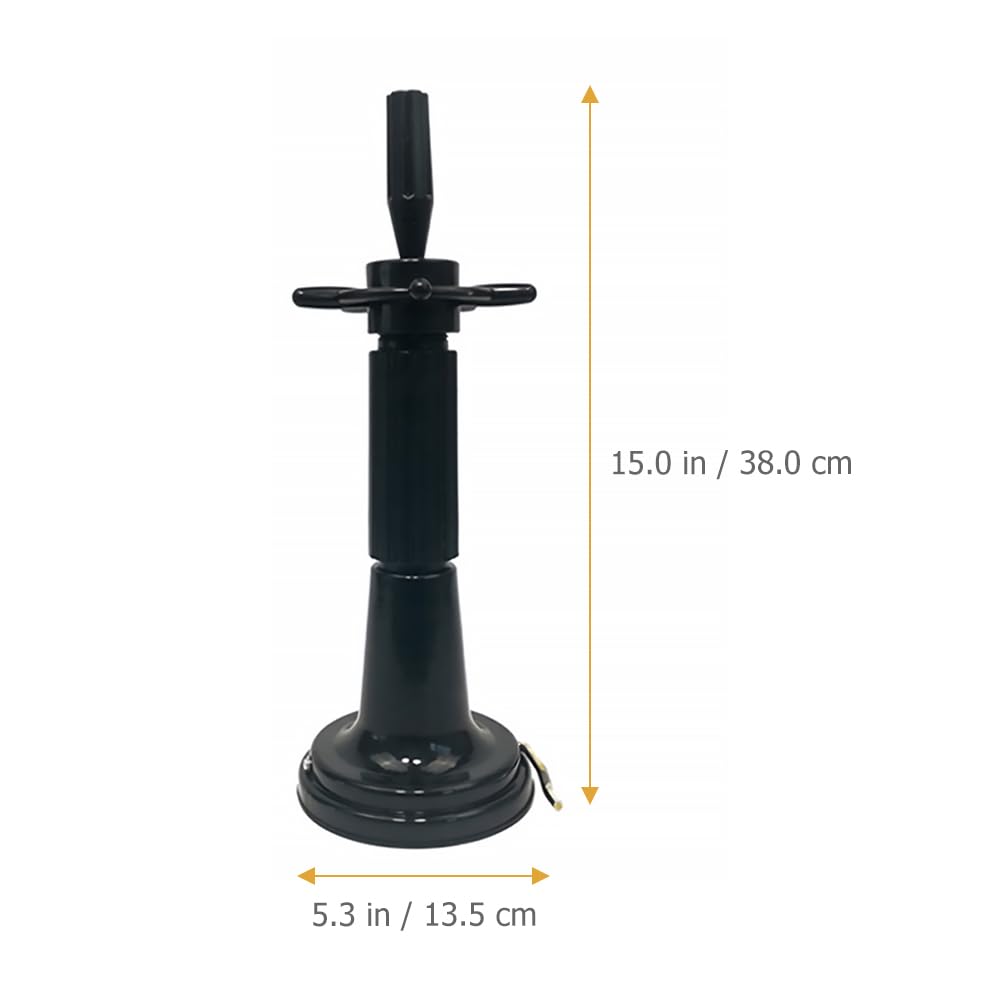IWOWHERO Adjustable Wig Head Stand with Suction Clamp 15 Inch Portable Mannequin for Wig Styling Salon Care Hair Extension Display