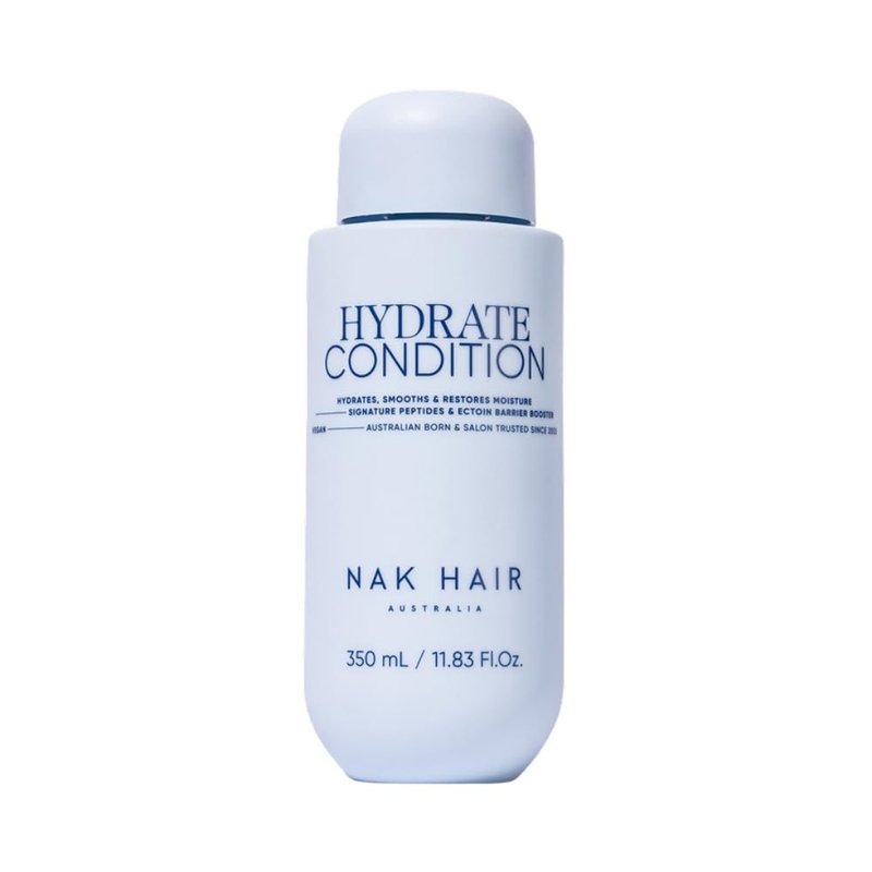 NAK Signature Hydrate Moisturizing Hair Conditioner 350ml - Smooths & Restores Damaged, Dry Hair with Coconut Oil & Peptide Complex