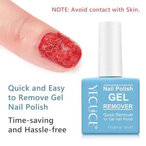 Gel Nail Polish Remover, (2pcs) Gel Polish Remover for Nails, No Need for Foil, Quick & Easy Polish Remover In 3-5 Minutes, No Need Soaking Or Wrapping-15ml