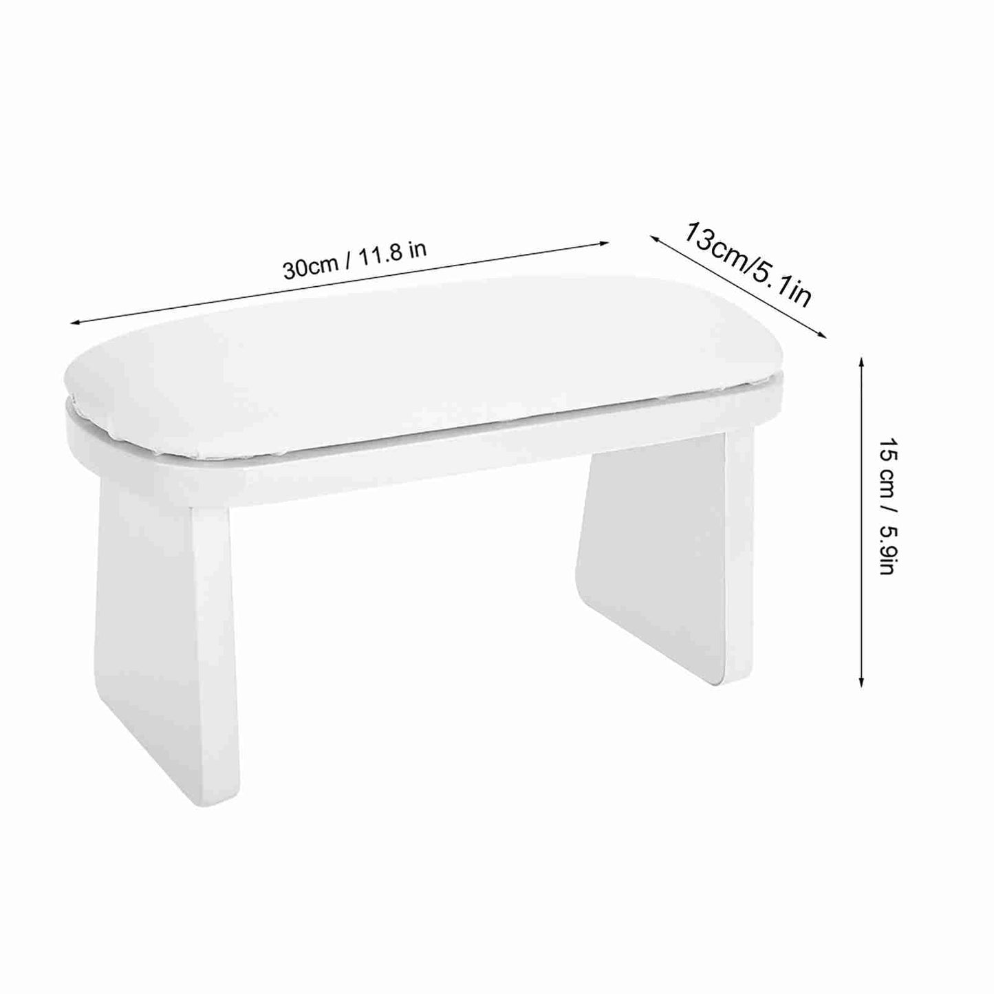 Denash Manicure Hand Rest Cushion, Professional Nail Technician Hand Pillow with Removable Cover, Nail Art Arm Rest Pillow for Nail Salon, Home Manicure and Hand Care