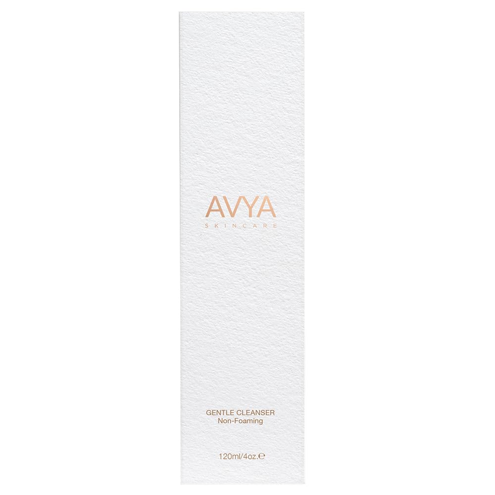 Avya Skincare Non-Foaming Gentle Cleanser/Removes Impurities and Cleans Skin Without Stripping Moisture/Fights Acne and Shrinks Pores for Improved Texture and Brightness (4oz)