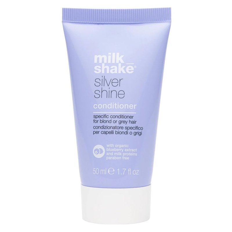 milk_shake Silver Shine Purple Conditioner for Blonde Hair - Blonde Toner for Brassy Hair, 1.7 Fl Oz