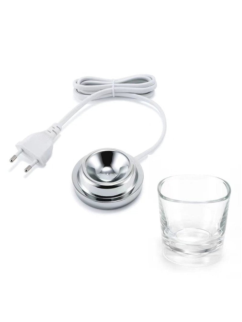 Replacement Charger Glass Cup for Philips Sonicare Diamondclean Toothbrush, Compatible Sonic Care CBA1001 Charger Base,for All HX99xx Series HX9901 HX9903 HX9924 HX9954 HX9957 HX9984,US Plug