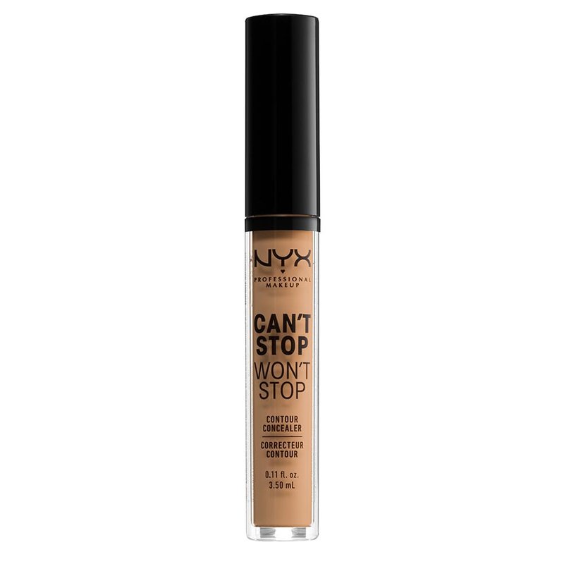NYX PROFESSIONAL MAKEUP Can't Stop Won't Stop Contour Concealer, 24h Full Coverage Matte Finish - Neutral Buff